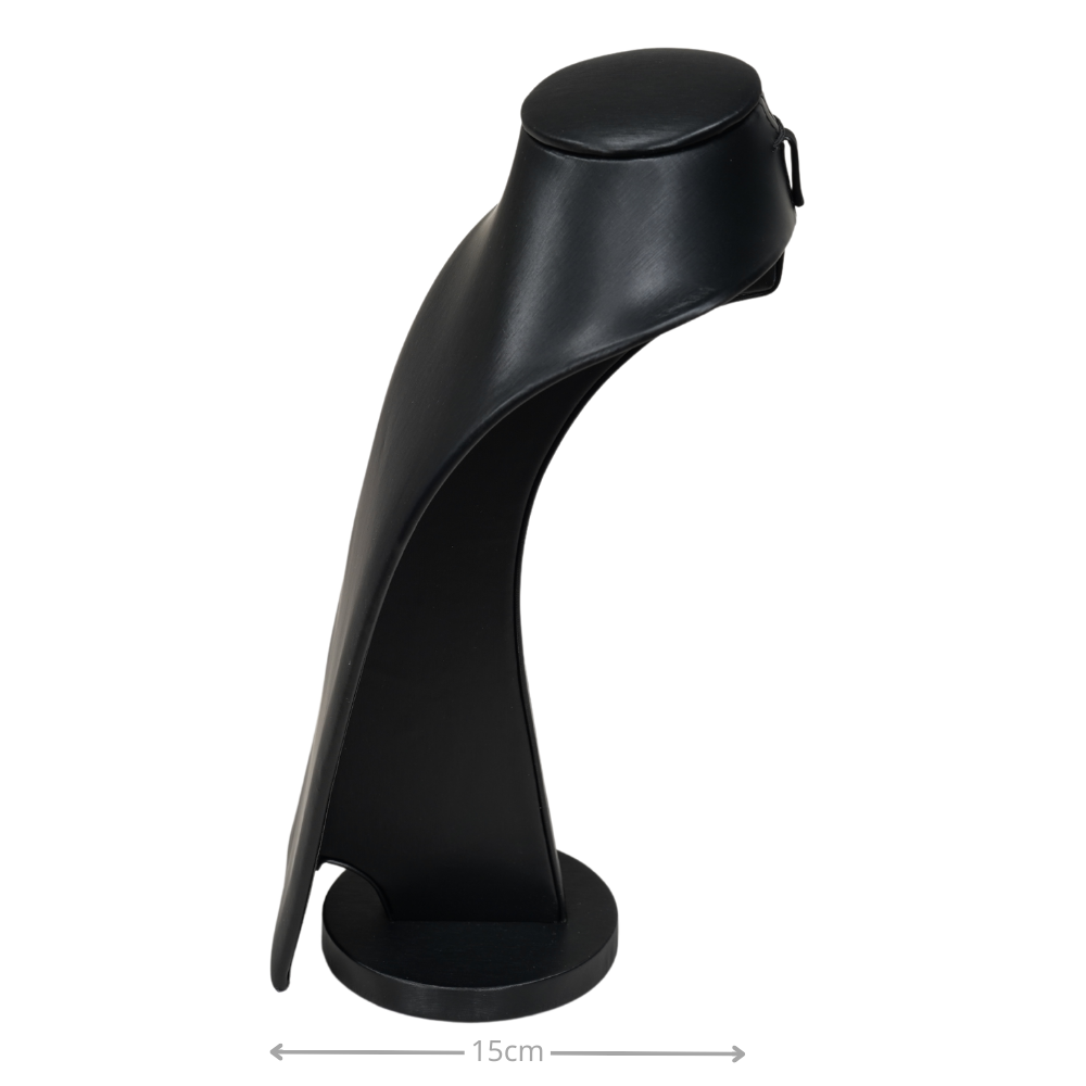 necklace stand black large