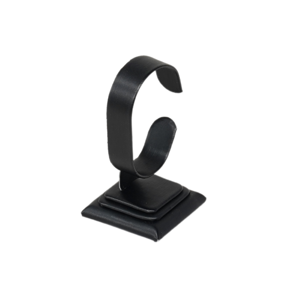 Bangle stand black 729I-1 Stylish Faux Leather Bangle and Bracelet Display Stand black