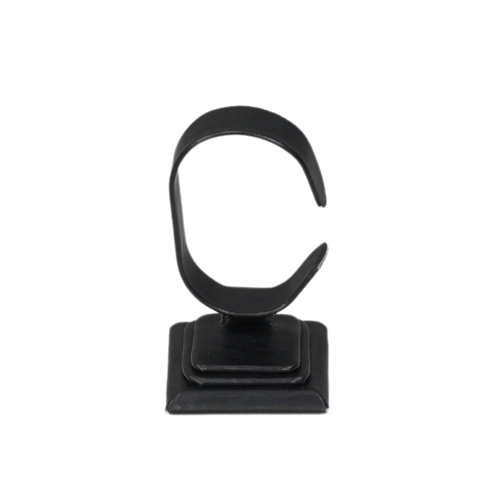Bangle stand black 729I-2 Stylish Faux Leather Bangle and Bracelet Display Stand black