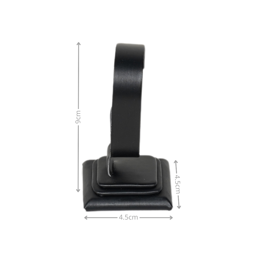Bangle stand black 729I-size Stylish Faux Leather Bangle and Bracelet Display Stand black