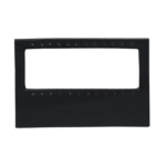 black Sleek Rectangular Earring Display Stand