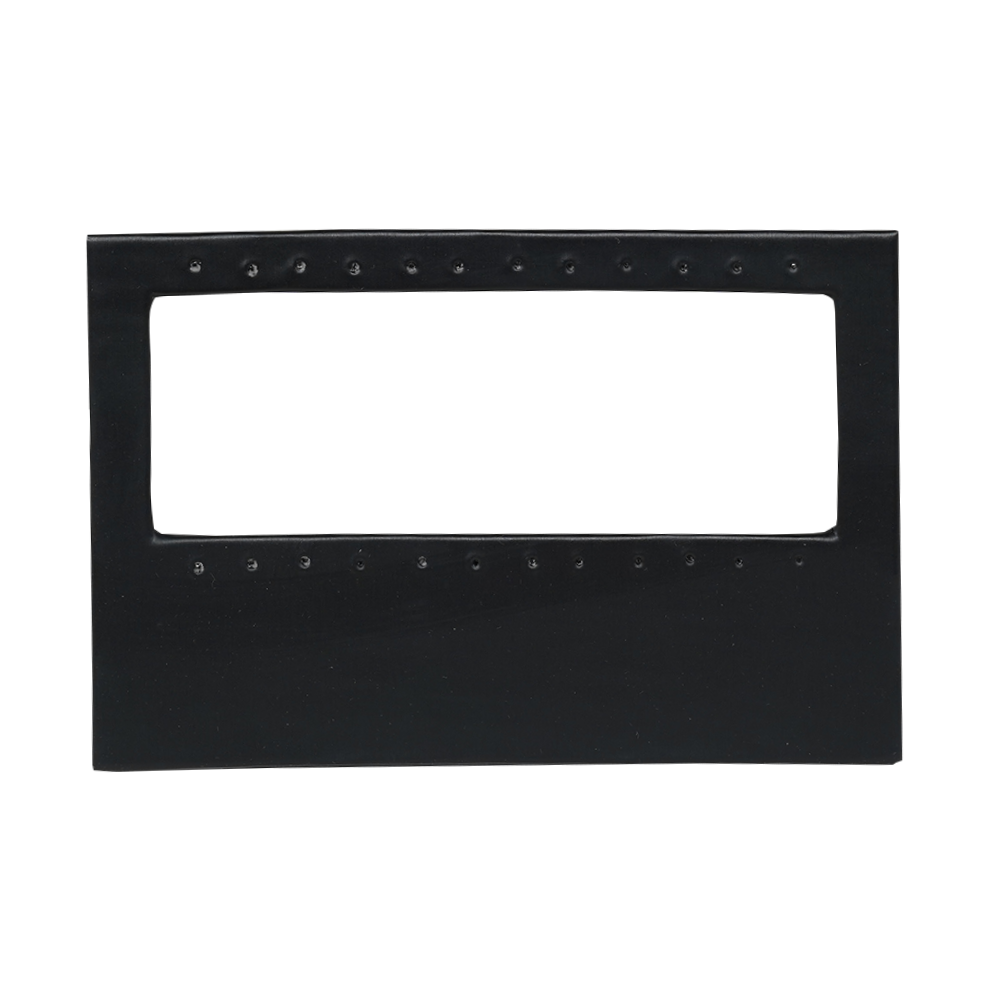 black Sleek Rectangular Earring Display Stand