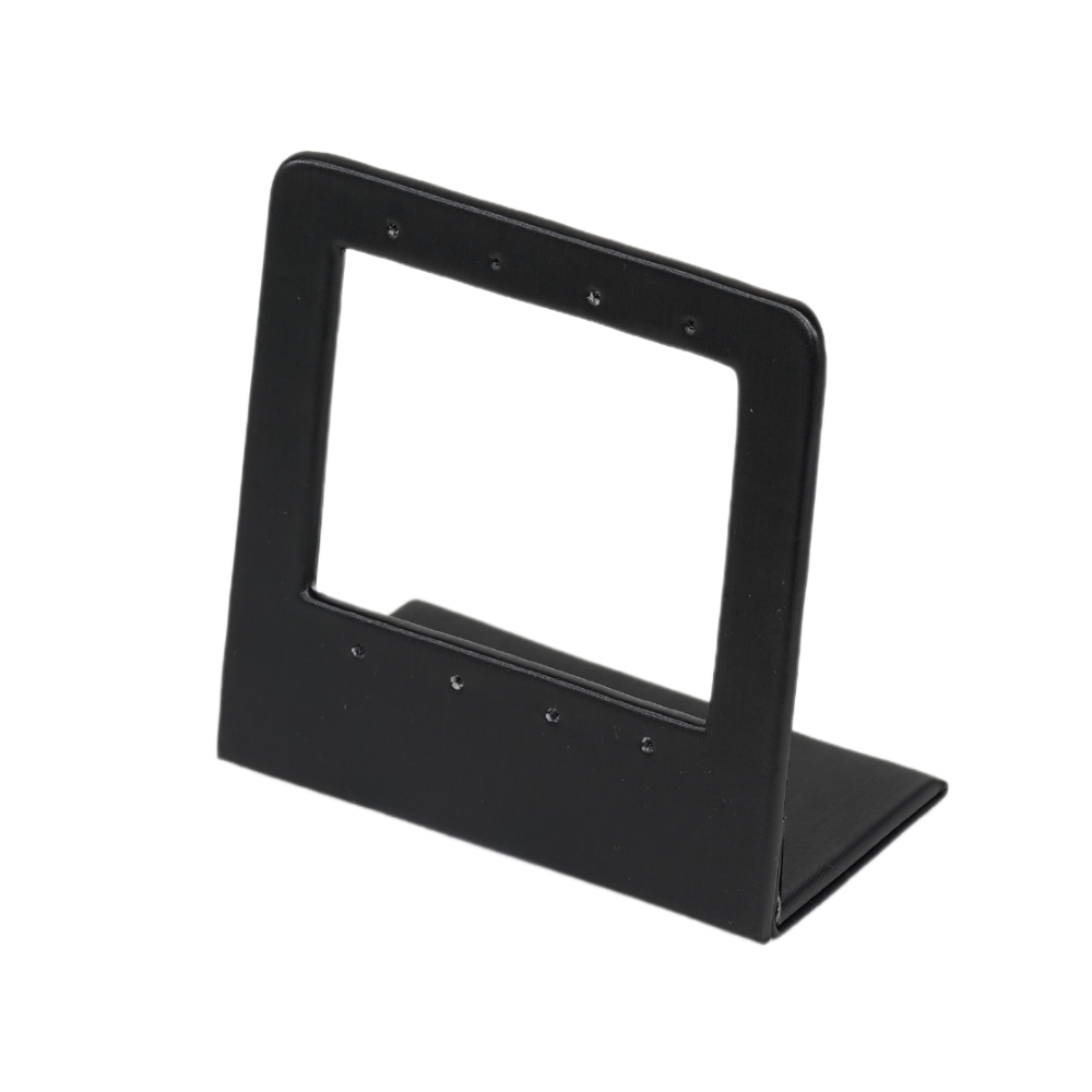 Earring Stand black 718CS-1 black Sleek Rectangular Earring Display Stand(small)