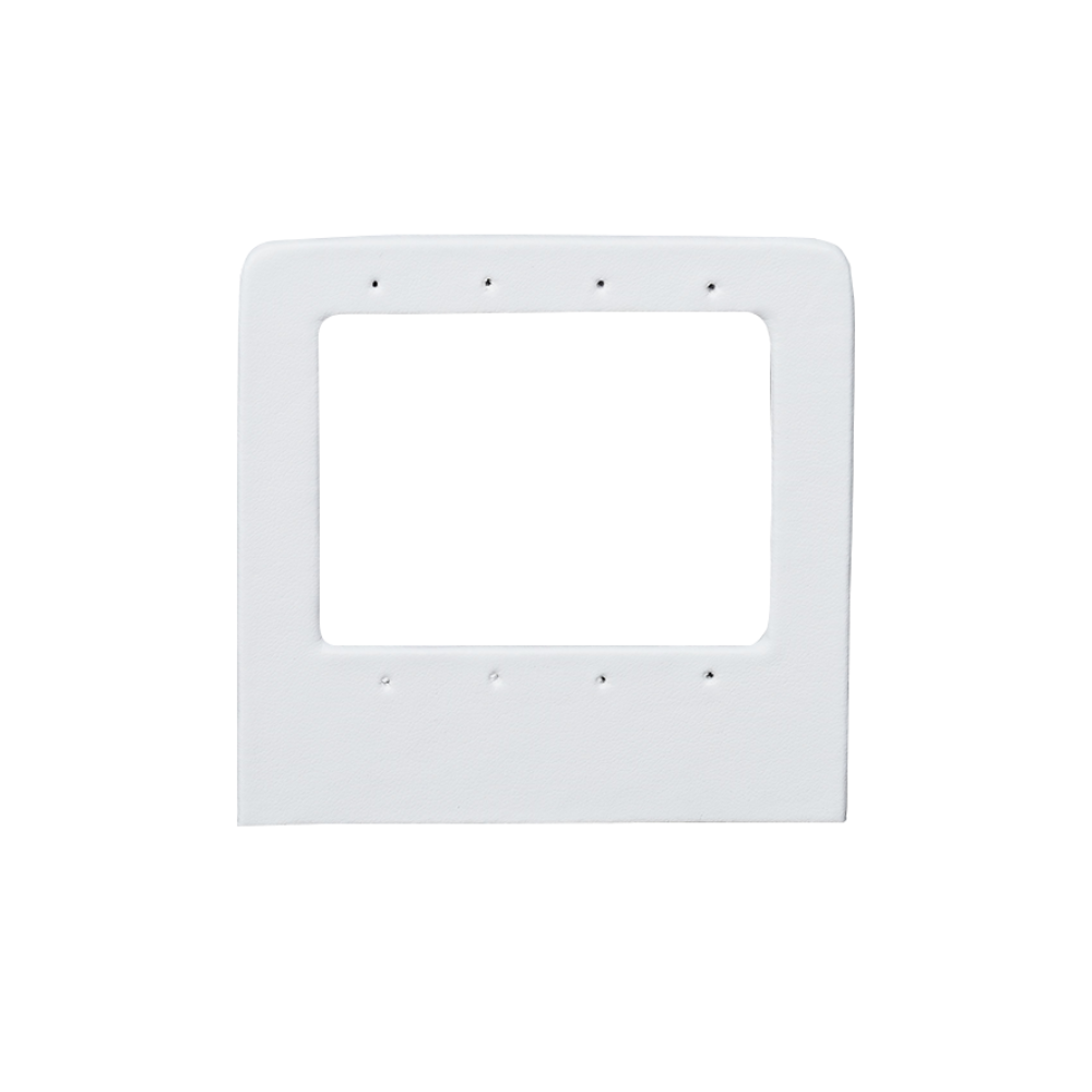 white Sleek Rectangular Earring Display Stand(small)