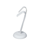 Sophisticated White Faux Leather Earring Display Holder - large