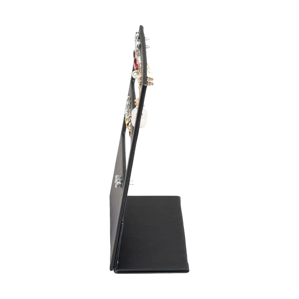 Jewellery-Stand-black-Large-side-view-with-earring-ES83LBL Jewellery Stand black Large side view with earring