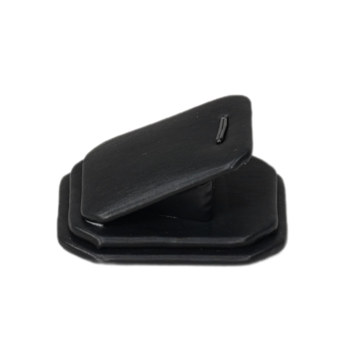 Elegant Faux Leather Jewelry Display Set - pednant black