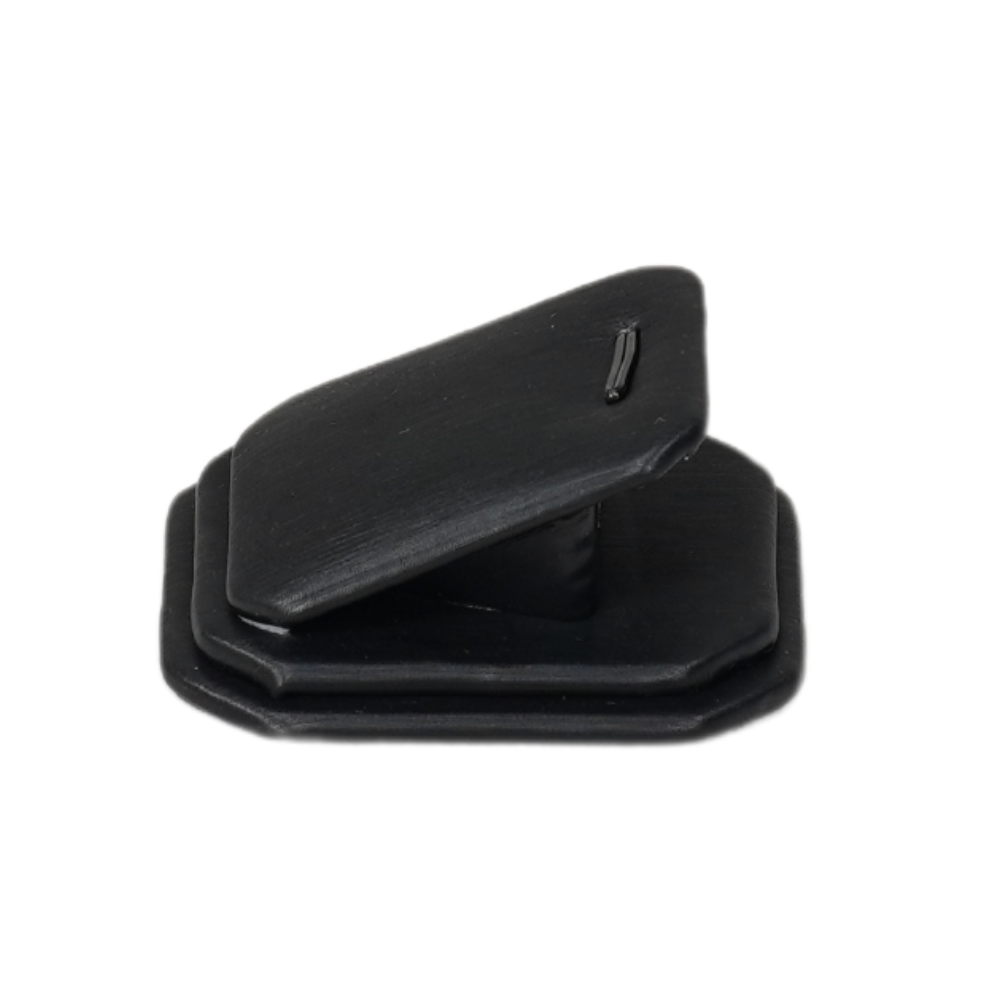 Elegant Faux Leather Jewelry Display Set - pednant black