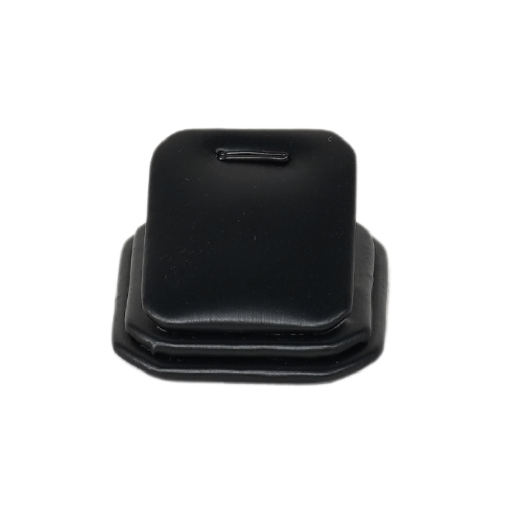 Elegant Faux Leather Jewelry Display Set - pednant black