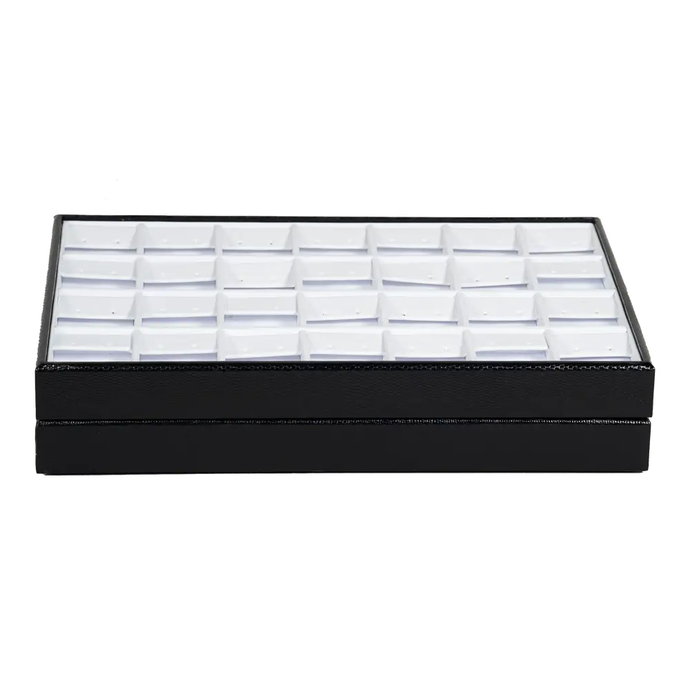 Stackable jewellery tray Earring Organiser angle view01 TE81