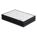 Stacking Jewellery Tray Necklace Organiser Tray angle view with necklace 2 TRP82