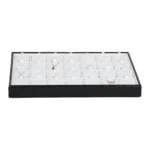 Stacking Jewellery Tray Necklace Organiser Tray front view with necklace TRP82