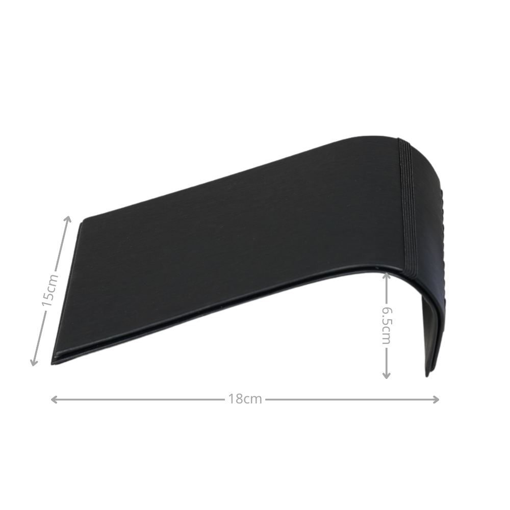 bracelet stand black 717F-size black Sleek Streamlined Bracelet Display Stand