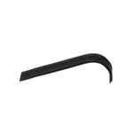 black Sleek Arch Design Bracelet Display Stand with Secure Hook and Elastic Band