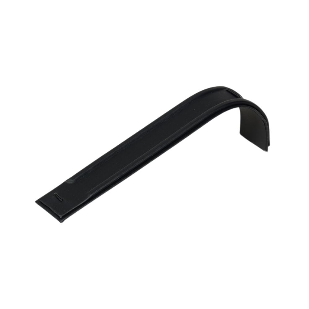 black Sleek Arch Design Bracelet Display Stand with Secure Hook and Elastic Band