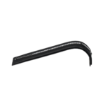 black Sleek Arch Design Bracelet Display Stand with Secure Hook and Elastic Band