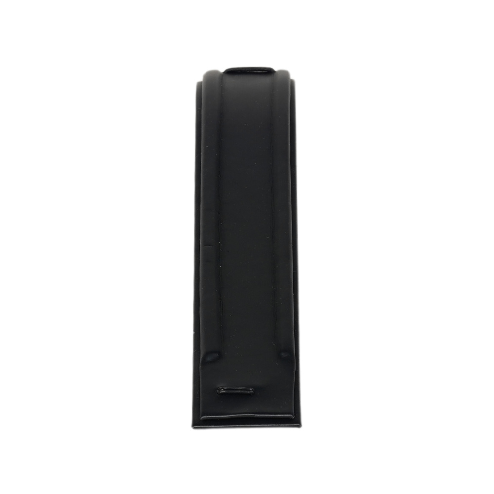black Sleek Arch Design Bracelet Display Stand with Secure Hook and Elastic Band