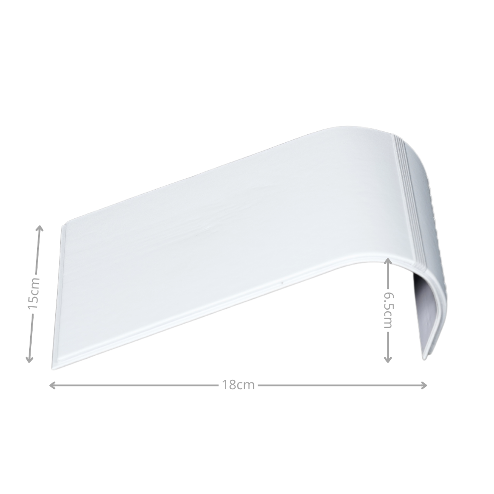 white Sleek Streamlined Bracelet Display Stand