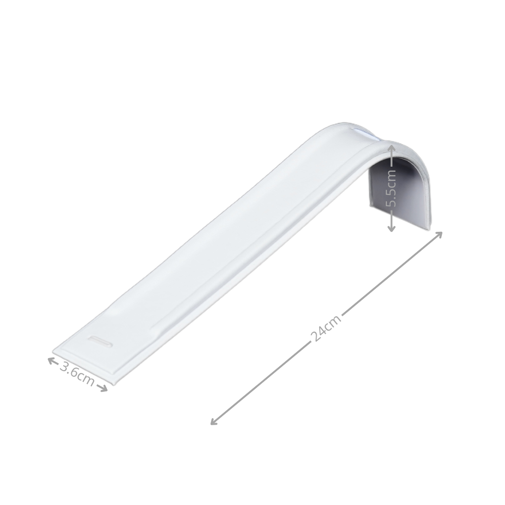 bracelet stand white 717T-size white Sleek Arch Design Bracelet Display Stand with Secure Hook and Elastic Band
