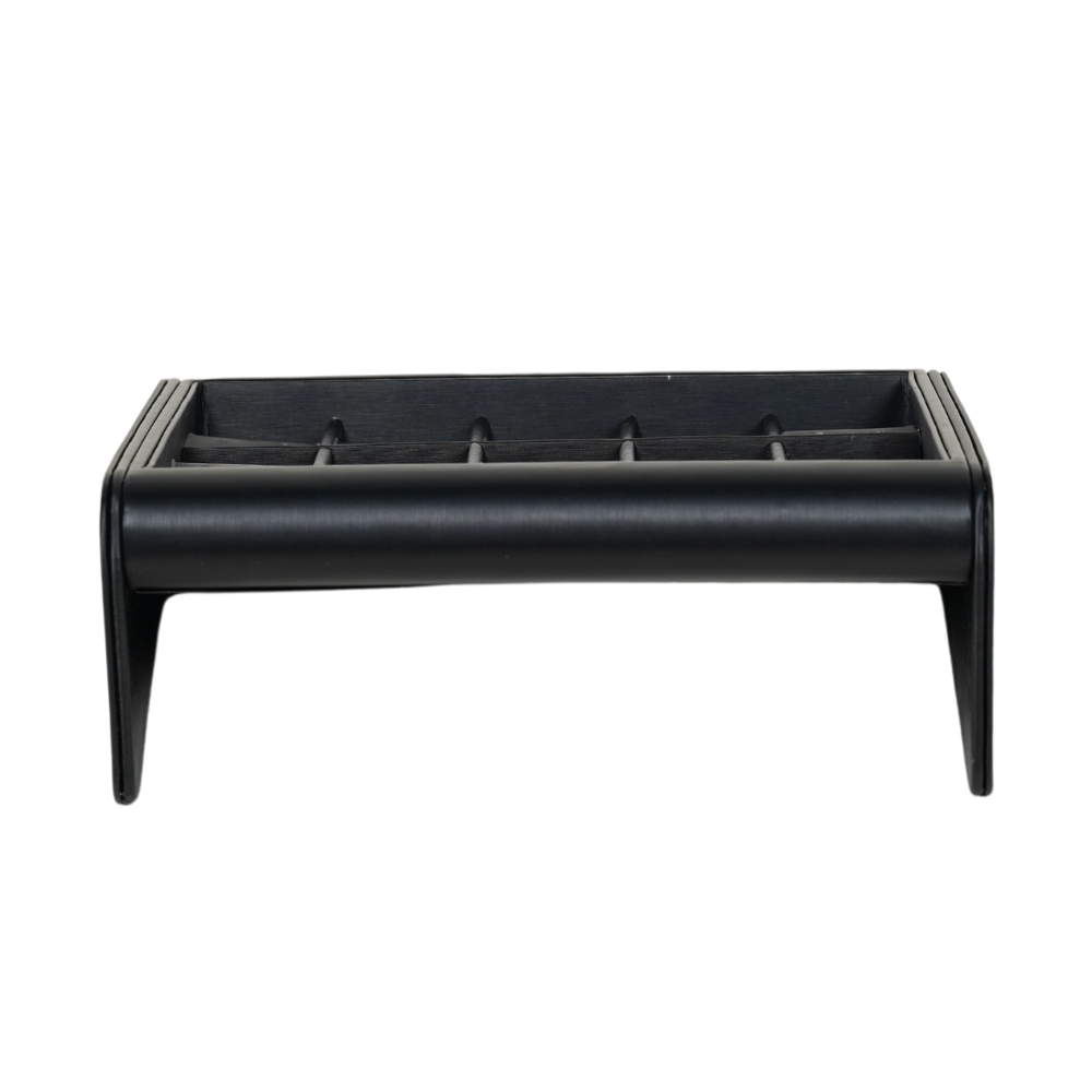 black Deluxe Faux Leather earring Display Trays