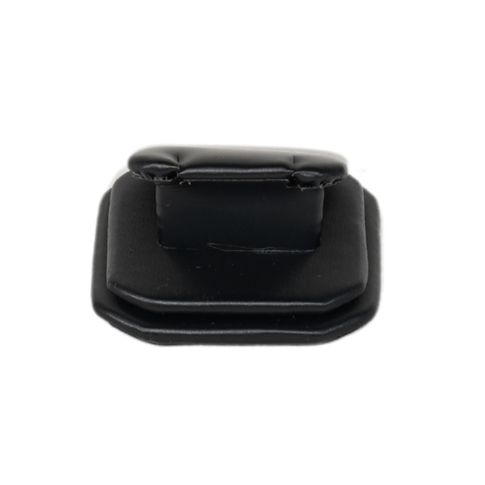 Elegant Faux Leather Jewelry Display Set - earring holders black