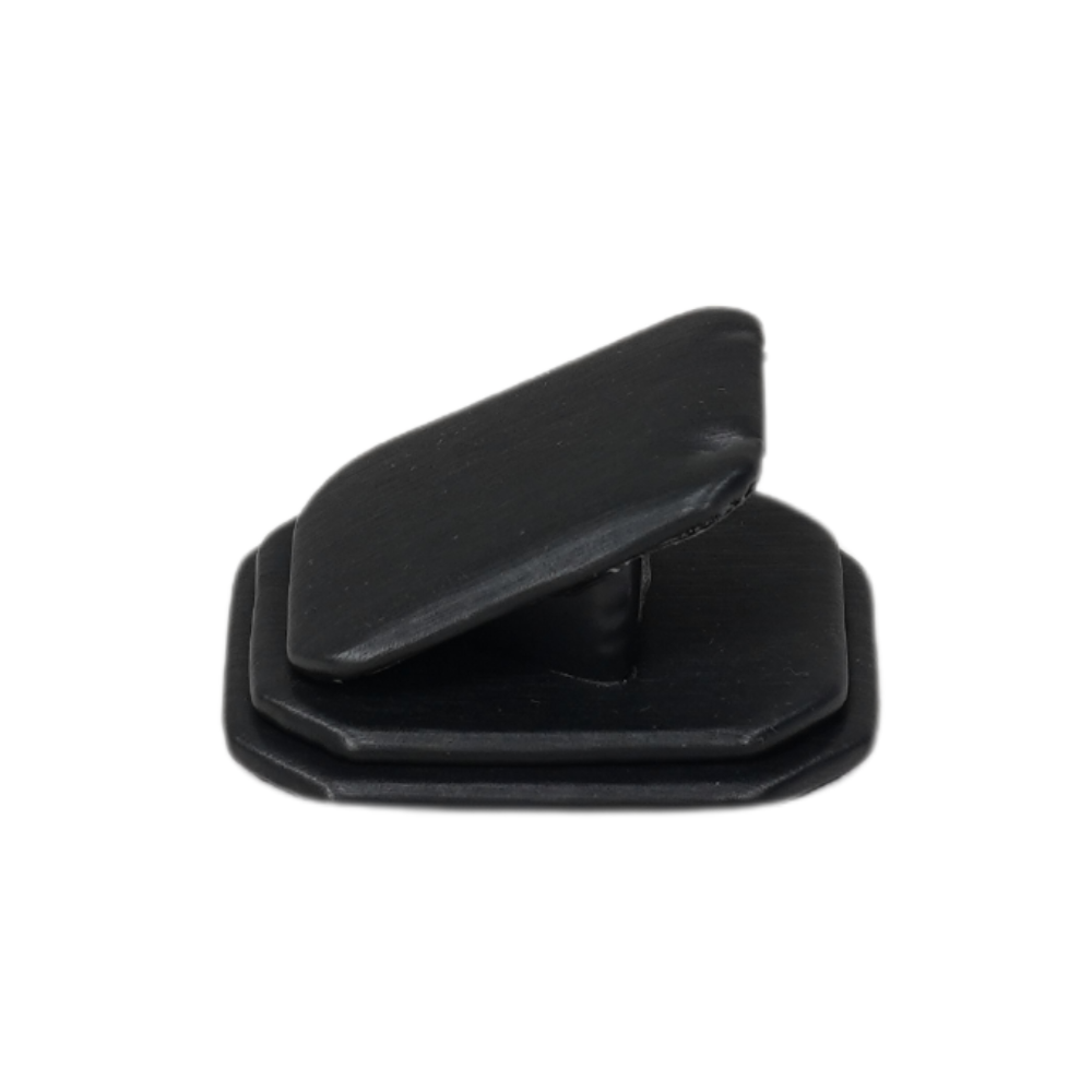 Elegant Faux Leather Jewelry Display Set - earring holders black