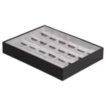 jewellery-storage-box-for-earring-grey-6x4-open-side-view-BXES81GR jewellery storage box for earring grey 6x4 open side view