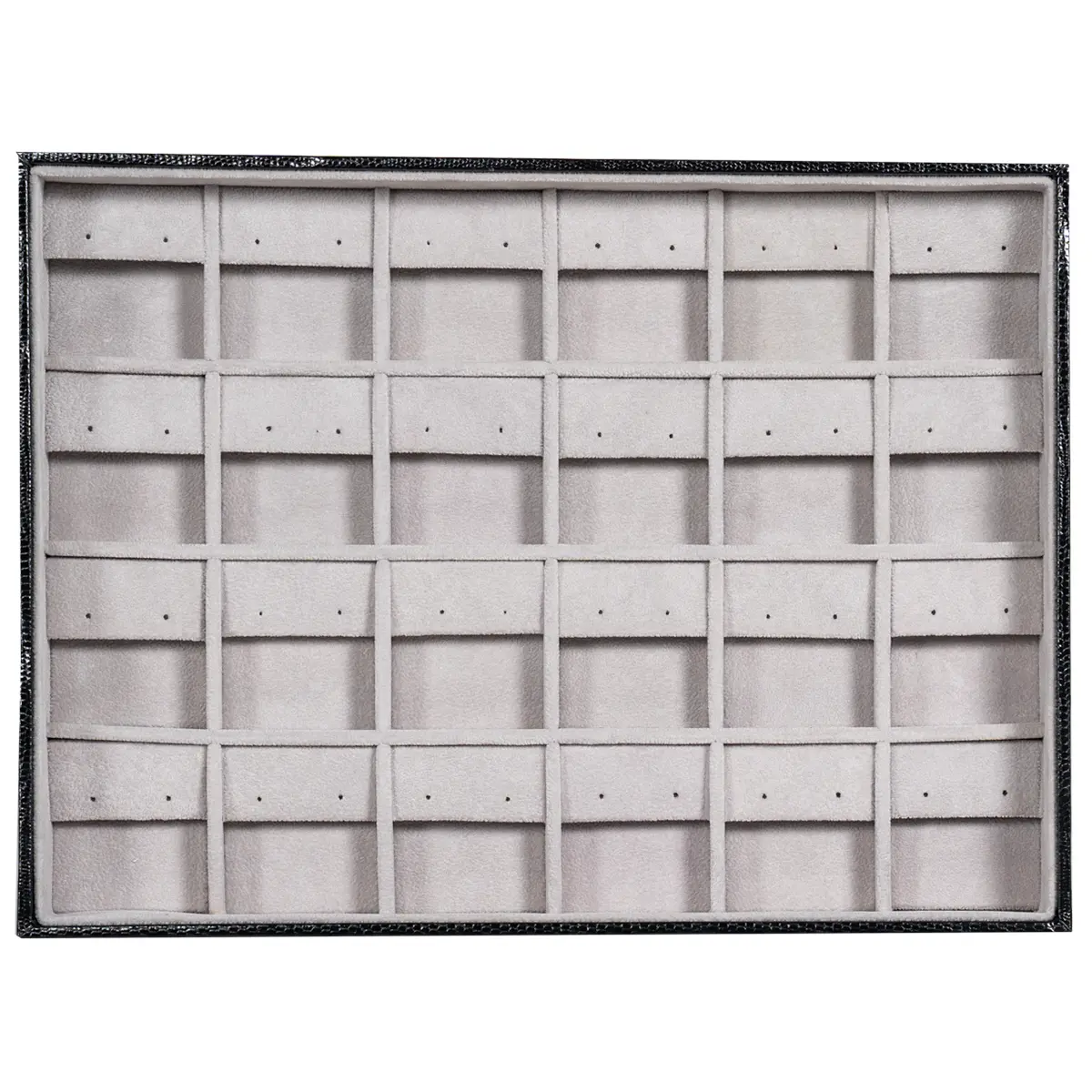 jewellery-storage-box-for-earring-grey-6x4-open-top-view-BXES81GR jewellery storage box for earring grey 6x4 open top view