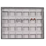 jewellery-storage-box-for-earring-grey-6x4-open-top-view-with-earring-BXES81GR jewellery storage box for earring grey 6x4 open top view with earring