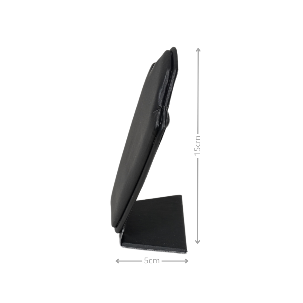 Premium Faux Leather Necklace Display stand - black