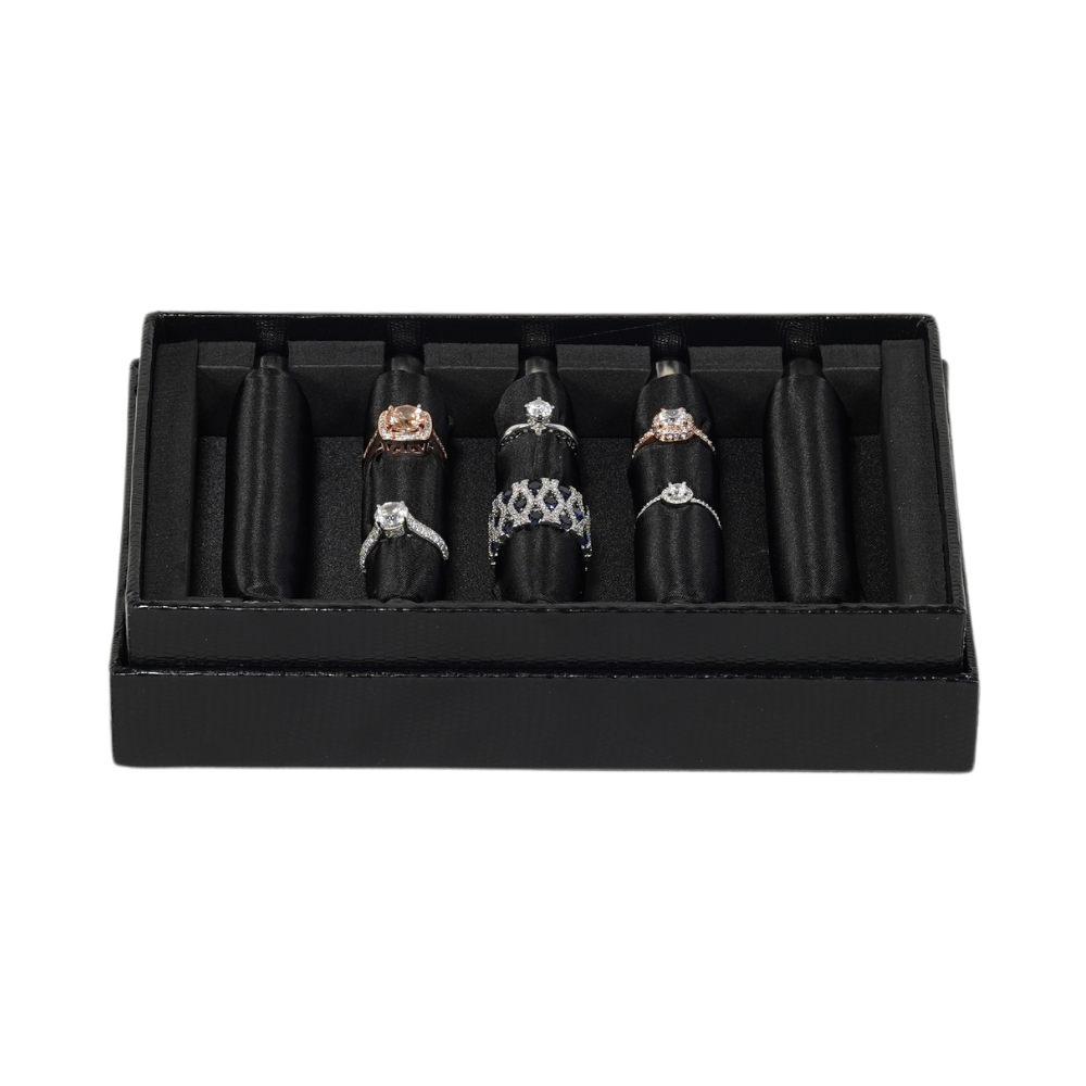black, small, Ring storage box, Ring display box, jewellery exhibitions