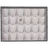 BXPS80-necklace-storage-box-24-compartments-grey-front-with-pendant XPS80 necklace storage box 24 compartments grey front with pendant