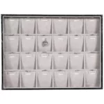 BXPS80-necklace-storage-box-24-compartments-grey-front-with-pendant XPS80 necklace storage box 24 compartments grey front with pendant