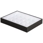 BXPS80-necklace-storage-box-24-compartments-white--sideview BXPS80 necklace storage box 24 compartments white side view
