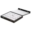 earring storage 5x4 white open side view with earring