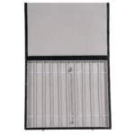 jewellery-storage-box-bracelet-grey-top-view-with-bracelet-BXBS80GR jewellery storage box bracelet grey top view-with bracelet