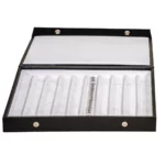 jewellery storage box bracelet white open side view with bracelet