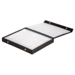 jewellery storage box bracelet white open side view