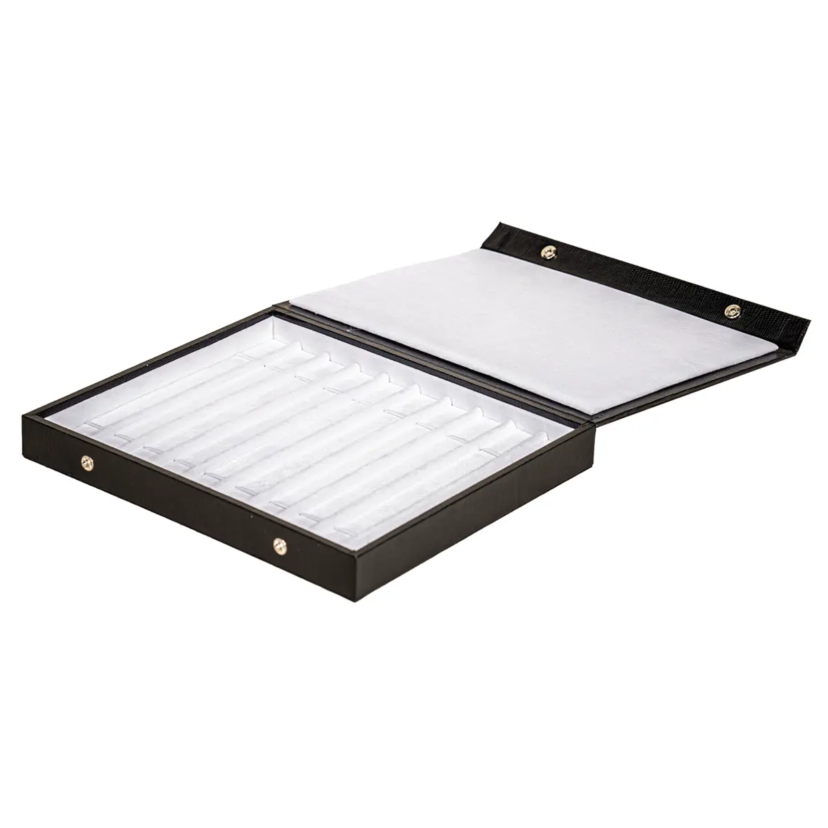 jewellery storage box bracelet white open side view