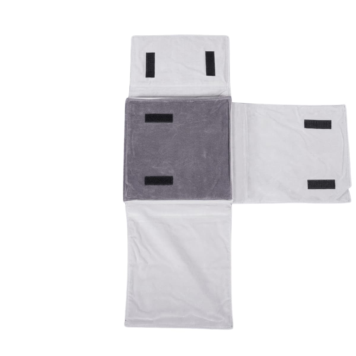 Multi-Compartment Jewellery Tray for Necklaces and Pendants-grey-TRP81-9 Grey velvet jewellery tray p