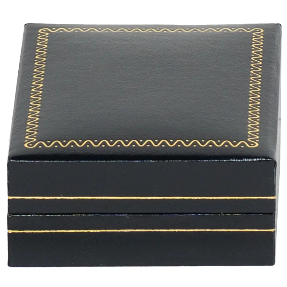 BXE85BL-jewellery-gift-box-for-earring-black-close-front jewellery-gift-box-for-earring-black-close-front