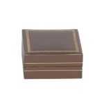 BXE85BR jewellery gift box for earring brown close front