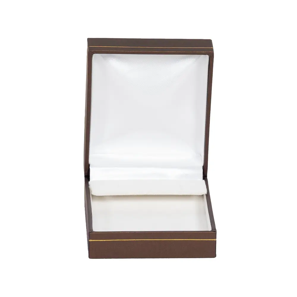 BXE85BR jewellery gift box for earring brown open front