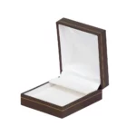 BXE85BR jewellery gift box for earring brown open side
