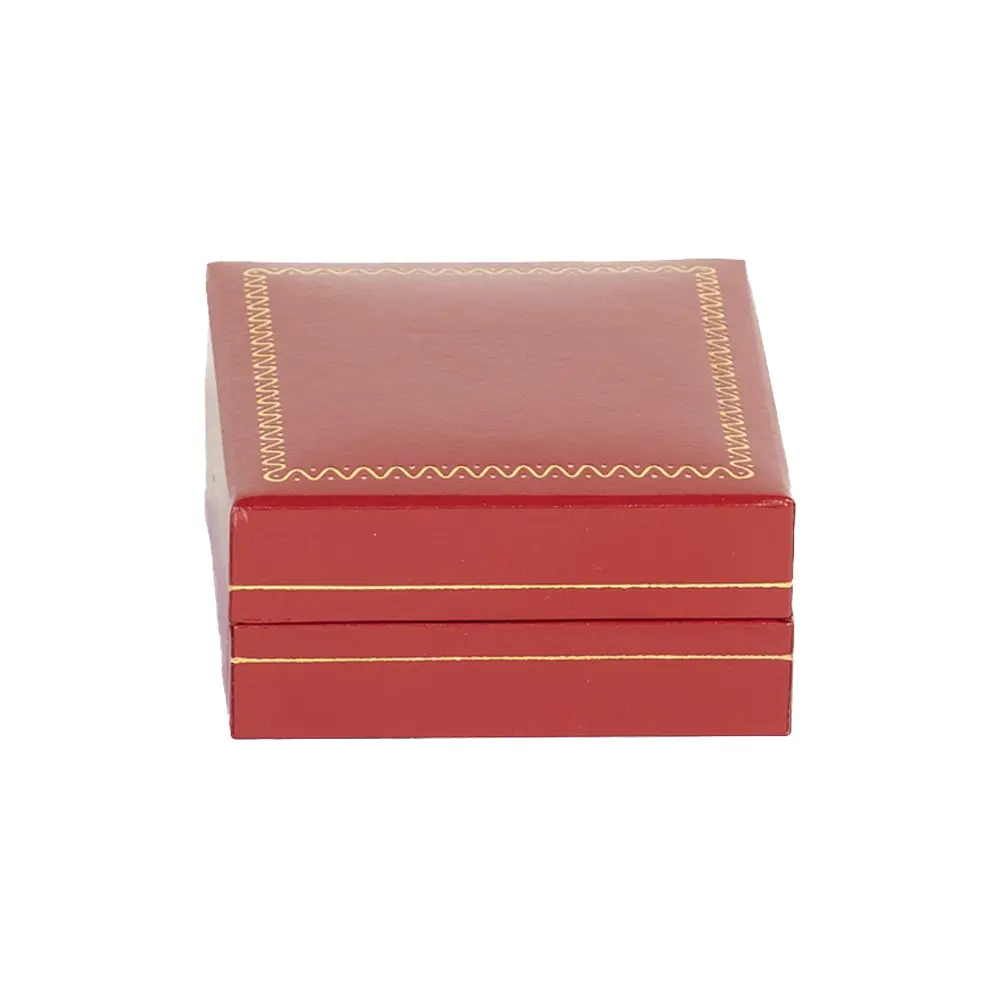 BXE85BR jewellery gift box for earring red close front