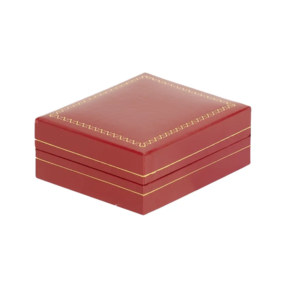 BXE85BR jewellery gift box for earring red close side