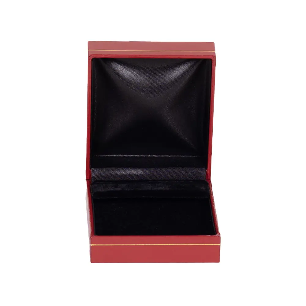 BXE85BR jewellery gift box for earring red open front
