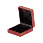 BXE85BR jewellery gift box for earring red open side