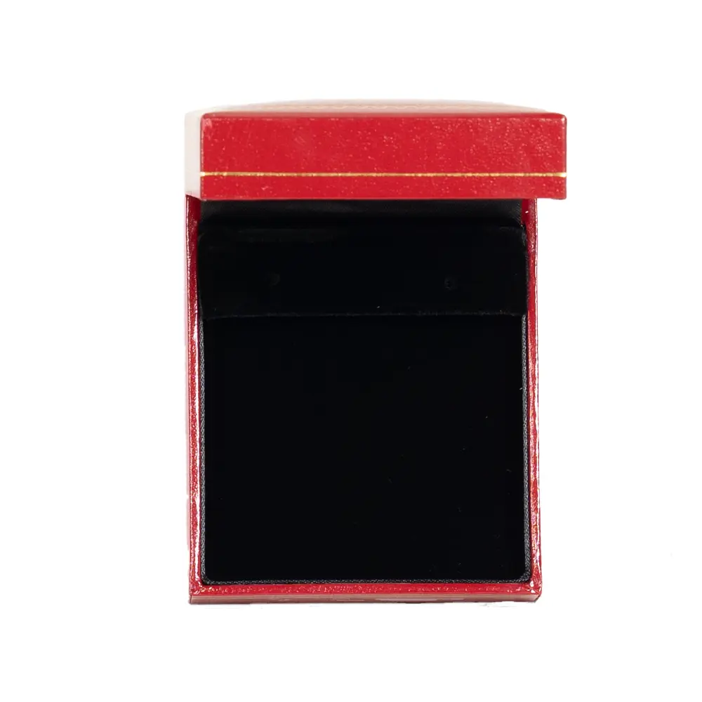 BXE85BR jewellery gift box for earring red top side