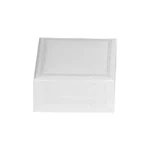 BXE85WH jewellery gift box for earring white close back